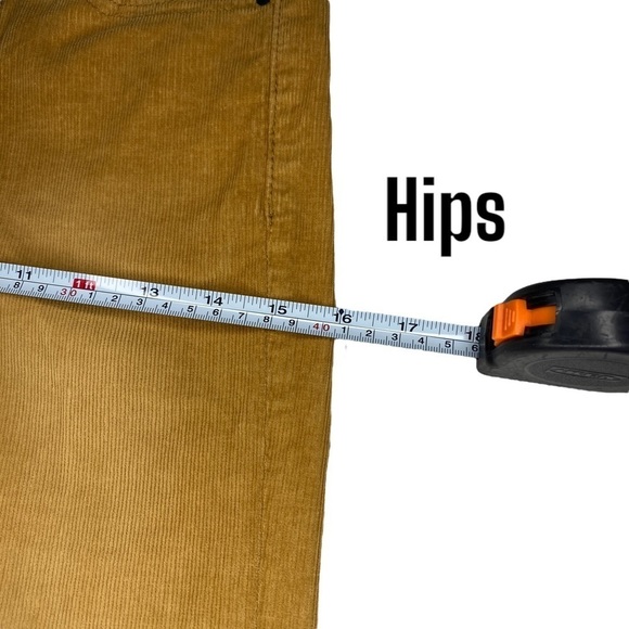 NWT UO BDG mid rise cigarette ankle pressed corduroy pants womens 24 caramel - Picture 8 of 10